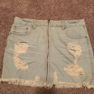 Forever 21 Jean Skirt
